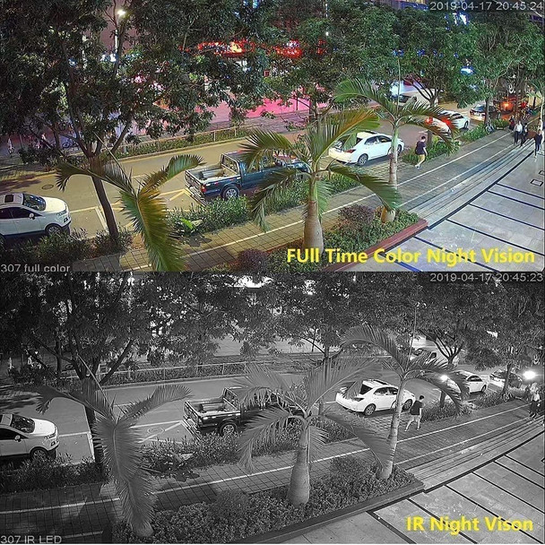 Real HD 5MP Full Color Night Vision Dome TVI CCTV Security Camera with Visible White LED Lights, 65ft Night Vision, 2.8mm Wide Viewing Angle, Outdoor, Full Metal, ONLY Compatible with 5MP and 8MP DVR Real HD 5MP Full Color Night Vision Dome TVI CCTV Security Camera with Visible White LED Lights, 65ft Night Vision, 2.8mm Wide Viewing Angle, Outdoor, Full Metal, ONLY Compatible with 5MP and 8MP DVR