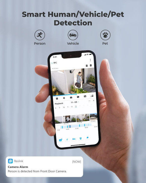 REOLINK 12MP PoE IP Camera Outdoor, Bullet Surveillance Cameras for Home Security, Smart Human/Vehicle/Pet Detection, 700lm Color Night Vision, Two Way Talk, Up to 256GB microSD Card, RLC-1212A REOLINK 12MP PoE IP Camera Outdoor, Bullet Surveillance Cameras for Home Security, Smart Human/Vehicle/Pet Detection, 700lm Color Night Vision, Two Way Talk, Up to 256GB microSD Card, RLC-1212A