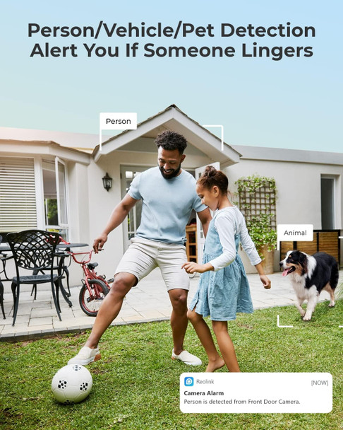 REOLINK 4K PoE Security IP Camera, Turret Camera Outdoor with 3X Optical Zoom, 2.8mm-8mm Lens, 110 Degree Wide View, 100ft Color Night Vision, 2 Way Talk, Human/Vehicle/Pet Detection, RLC-833A REOLINK 4K PoE Security IP Camera, Turret Camera Outdoor with 3X Optical Zoom, 2.8mm-8mm Lens, 110 Degree Wide View, 100ft Color Night Vision, 2 Way Talk, Human/Vehicle/Pet Detection, RLC-833A