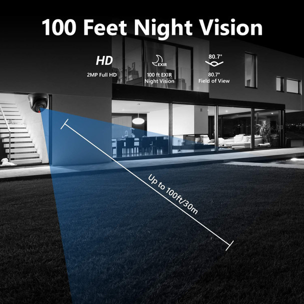 SANNCE 1080p Wired Home Security Camera with EXIR Night Vision, IP66 Waterproof for Outdoor Indoor Video Surveillance 4Pcs SANNCE 1080p Wired Home Security Camera with EXIR Night Vision, IP66 Waterproof for Outdoor Indoor Video Surveillance 4Pcs