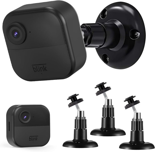 3rd & 4th Gen Blink Outdoor Camera Mounts, Aotnex All-New 360 Degree Adjustable Cover Surveillance Wall Mounts for Blink Outdoor Indoor Home Security Camera System (3 PCS, Black) 3rd & 4th Gen Blink Outdoor Camera Mounts, Aotnex All-New 360 Degree Adjustable Cover Surveillance Wall Mounts for Blink Outdoor Indoor Home Security Camera System (3 PCS, Black)