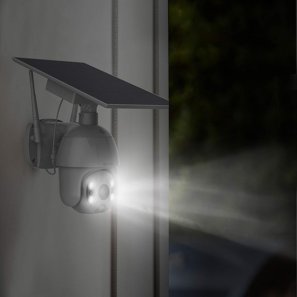 SOLIOM S600 Outdoor WiFi Security Camera - 360° Pan Tilt, Solar Powered with Battery, Motion Detection, Color Night Vision, 2-Way Talk, Remote Access SOLIOM S600 Outdoor WiFi Security Camera - 360° Pan Tilt, Solar Powered with Battery, Motion Detection, Color Night Vision, 2-Way Talk, Remote Access