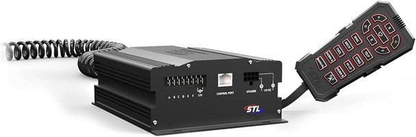 SpeedTech Lights Vireo 100-Watt Handheld Emergency Vehicle Siren System for Police, Fire Trucks, Ambulances with 6 Siren Tones Plus Horn, 6 Button Control Box and Handheld PA Microphone All in One SpeedTech Lights Vireo 100-Watt Handheld Emergency Vehicle Siren System for Police, Fire Trucks, Ambulances with 6 Siren Tones Plus Horn, 6 Button Control Box and Handheld PA Microphone All in One