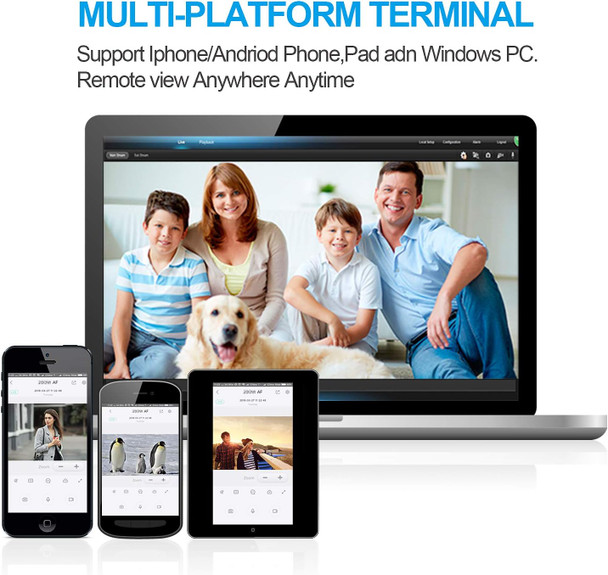 SV3C 5MP Poe Camera Outdoor, ONVIF Home Wired Security Cam, HD Night Vision 65-100ft, All Metal Housing IP66 Waterproof, Motion Detection, Support NVR Blueiris Camhipro APP PC Remote Access (2 Pack)