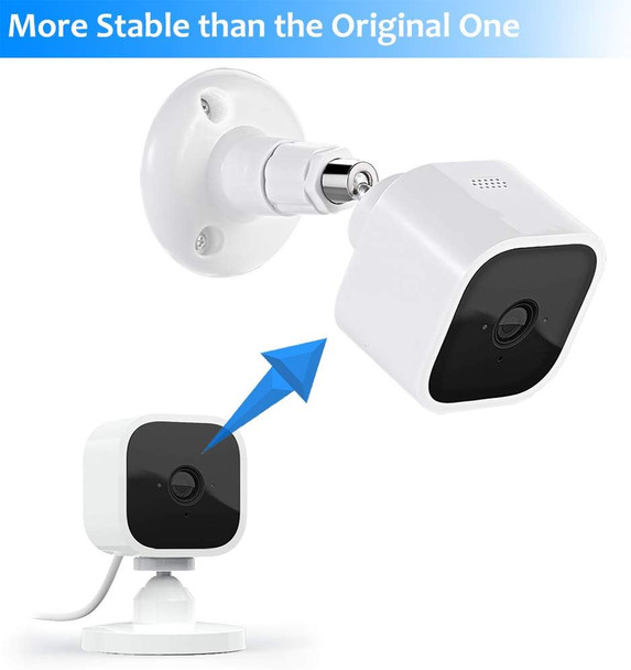 Blink Mini Camera Wall Mount Bracket, 360 Degree Adjustable Camera Mount Stand for Blink Mini Indoor Camera, Also Fit for Blink XT2 Outdoor / Indoor Home Security Camera System (2 Pack) Blink Mini Camera Wall Mount Bracket, 360 Degree Adjustable Camera Mount Stand for Blink Mini Indoor Camera, Also Fit for Blink XT2 Outdoor / Indoor Home Security Camera System (2 Pack)