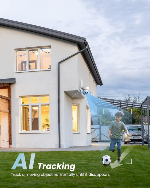 Security Camera Outdoor - Camera For Home Security Outside Wired Homekit Camera System Outdoor Dome Surveillance Camera Wifi Ptz Video Camera For Outside House Auto Tracking Alarm Color Night Vision