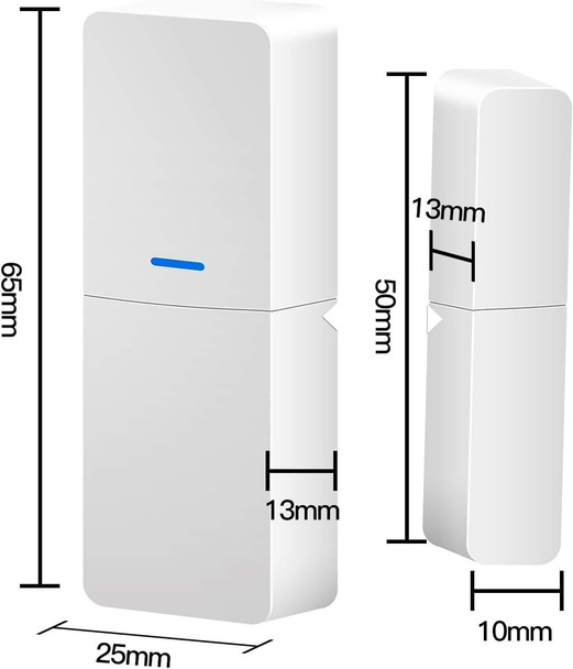 Tolviviov Alpha Contact Sensor - Compatible With Tolviviov Alpha Home Alarm System-Hub