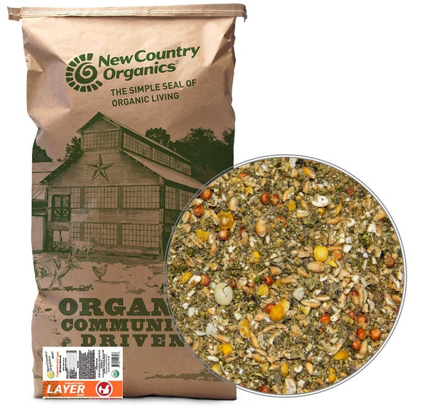 Country Organics I Pastured Perfect Layer Feed For Laying Hens Corn- And Soy- 17% Protein Organic And Non-Gmo 40 Lbs