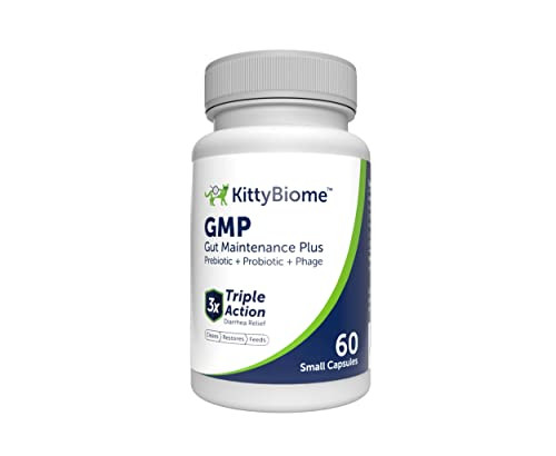 Animalbiome Cat Probiotics - Gmp Prebiotics And Probiotics - Reduces Diarrhea Flareups For Cats - Kittybiome
