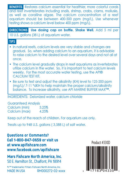 Api Marine Calcium Reef Aquarium Calcium Solution 16-Ounce Bottle