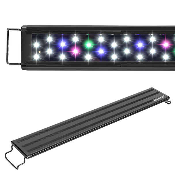 Aquaneat Led Aquarium Light Full Spectrum 12 Inch Fish Tank Light Fresh Water