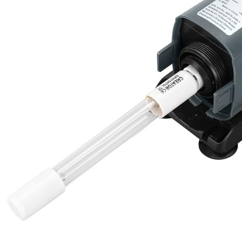 Aquaneat Aquarium Filter 5W Uv Bulb Green Water Killer Submersible Pump Filter 132 Gph For 75 Gallon Fish Tank