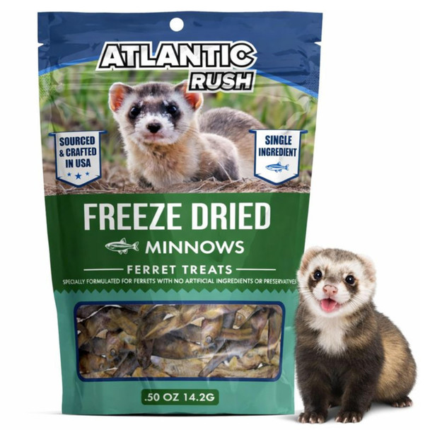 Atlantic Rush Ze Dried Small Pet Treats - Resealable Bag Of Treats For Ferrets - Ferret Snacks - Single Ingredient Ferret Food With No Preservatives Or Fillers- Small Animals Treats (1Oz Chicken Heart)