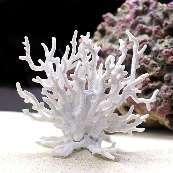 Besimple Artificial Aquarium Coral Ornament Plastic Fish Tank Plants Decoration For Aquarium Landscape (6.7 X5.5 X1.6 )
