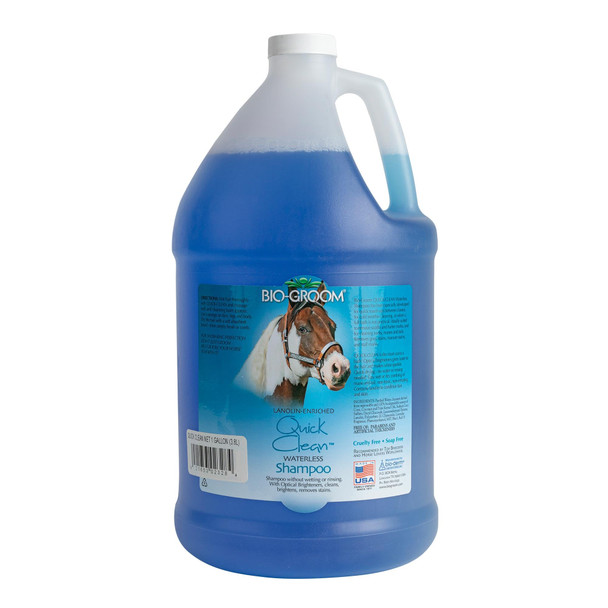 Bio-Groom Waterless Horse Shampoo - Dry Quick Clean Mane And Tail Shampoo For Horses Grooming Supplies Pet Shampoo Spray Cruelty- Made In Usa - 1 Gallon
