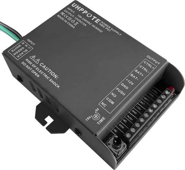 UHPPOTE Door Access Control Power Supply 12V for Electric Lock Intercom Camera (Input:110-240VAC to Output:12VDC) UHPPOTE Door Access Control Power Supply 12V for Electric Lock Intercom Camera (Input:110-240VAC to Output:12VDC)