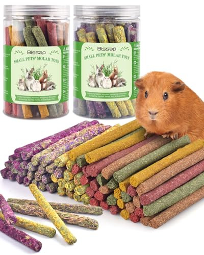 Bissap 72 Pcs Rabbit Chew Sticks Natural Timothy Hay Pumpkin Sugar Beet Carrot Strawberry Rose Dahlberg Daisy Forget-Me-Not Flower Treat For Bunny Chinchilla Guinea Pig Hamster Small Pet Molar Snack