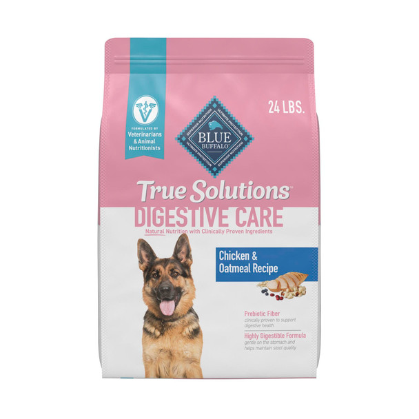 Blue Buffalo True Solutions Digestive Care Natural Dry Dog Food For Adult Dogs Chicken 11-Lb. Bag