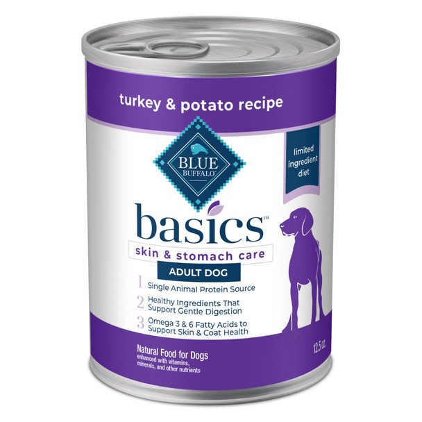 Blue Buffalo Delights Small Breed Natural Wet Dog Food Rotisserie Chicken Flavor In Gravy 3.5-Oz Cups 12 Count