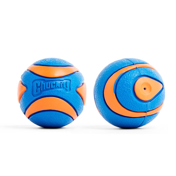 Chuckit Ultra Ball Dog Toy Balls For Dogs To Fetch Durable Rubber Small 2-Inch Pack Of 2