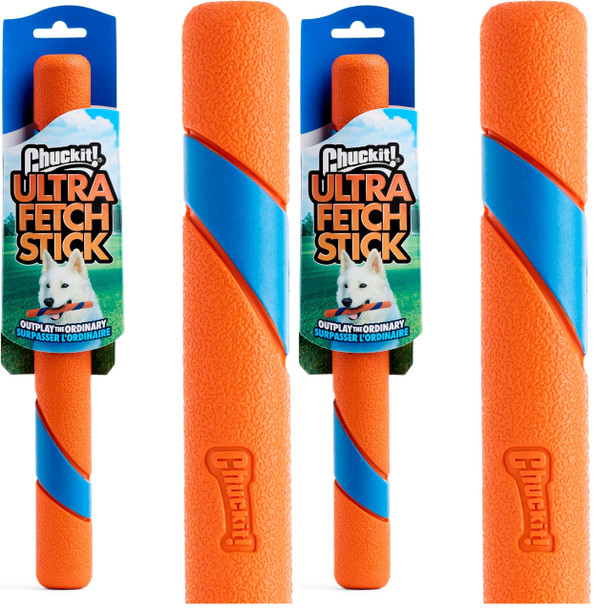 Chuckit Max Glow Ultra Fetch Stick Outdoor Dog Toy 12 Inches For All Breed Sizes