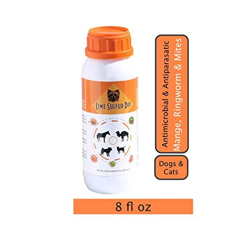 Classic'S Lime Sulfur Dip (8 Oz - Extra Strength Formula - Safe Solution For Dog Cat Puppy Kitten Horse