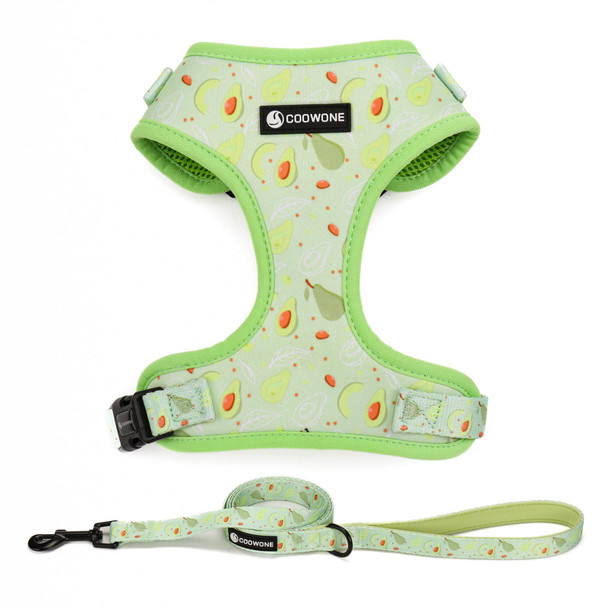 Coowone Dog Harness And Leash Set Adjustable Dog Harness Dog Leash No Pull No Choke Puppy Harnesses For Walking Training For Small Medium Large Pet