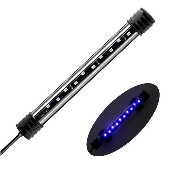 Datoo Led Aquarium Light 3 W Underwater Usb Fish Tank Light Blue Submersible Aquarium Light 7In