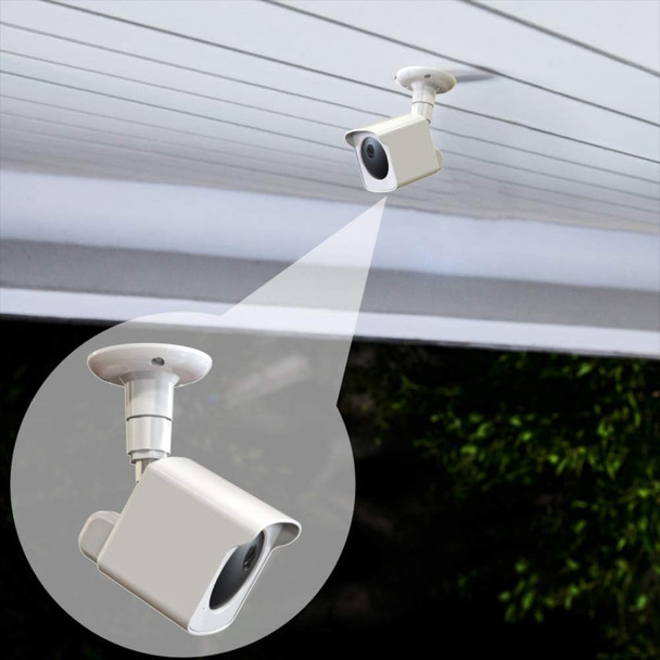 Mount for All-new Wyze Cam Outdoor, Weatherproof Protective Cover and 360 Degree Adjustable Wall Mount for Wyze Camera Outdoor Indoor Wire-Free Smart Home Camera System (White, 3 Pack)