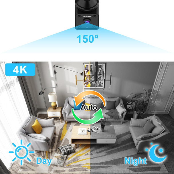 【Upgraded】 4K Mini WiFi Camera - Portable Tiny Security Camera Motion Detection Instant Alarm IR Night Version TF Card/Cloud Recording Easy Install for Nanny Pet Home Office Garage 2.4GHz 【Upgraded】 4K Mini WiFi Camera - Portable Tiny Security Camera Motion Detection Instant Alarm IR Night Version TF Card/Cloud Recording Easy Install for Nanny Pet Home Office Garage 2.4GHz