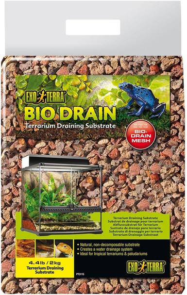 Exo Terra Biodrain Terrarium Substrate For Aquarium 4.4-Pound