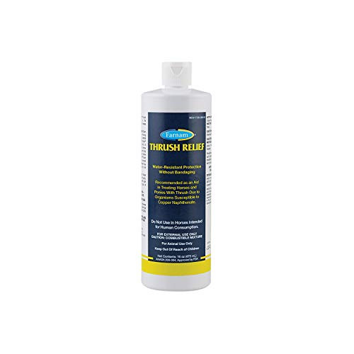 Farnam Thrush Relief Thrush Treatment Aid In Horses And Ponies Brown 16 Ounces
