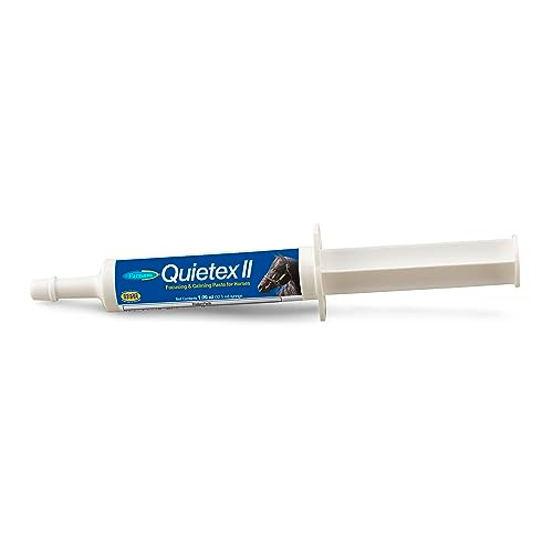 Farnam Quietex Ii Horse Calming Paste 32.5 Ml Syringe Manage Nervous Behavior & Keep Horses Calm Focused & Composed 7 Stress-Relieving Ingredients Calm Magnesium Supplement