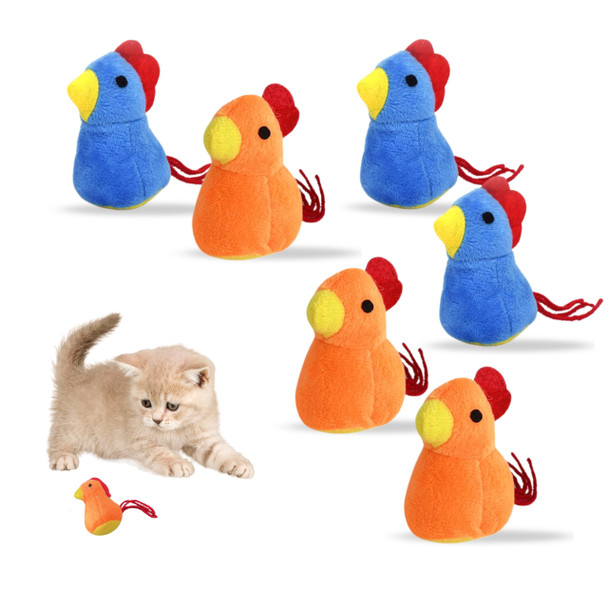 Ff Union Catnip Cat Toy 2 Pack Chicken Bird Interactive Chew Kicker Toys Cat Toys For Indoor Cats Boredom Relief Kitten Exercise Soft Durable For All Breed