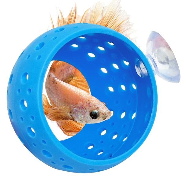 Fhiny Betta Tunnel Aquarium Betta Fish Hideout With Suction Cup Fish Tank Tunnel Shrimp Cave Aquarium Decor Fish Tank Accessories For Small Fish Shrimp Betta Guppy Hiding Resting (Pink)