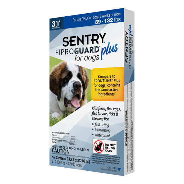 Fiproguard Sentry Plus For Dogs Flea And Tick Prevention For Dogs (5-22 Pounds) Includes 6 Month Supply Of Topical Flea Treatments