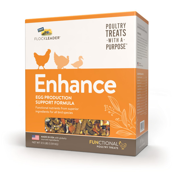 Flockleader Enhance Functional Poultry Treats For Egg Production & Quality 1.5 Lb