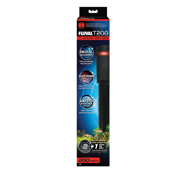 Fluval T300 Fully Electronic Heater For Freshwater Aquariums Up To 80 Gal.