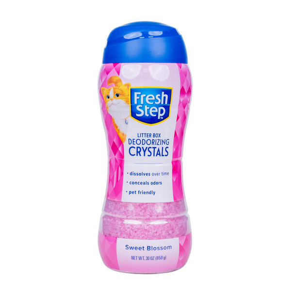 Fresh Step Cat Litter Crystals Deodorizer Non Toxic Odor Neutralizing Crystals For Litter Boxes That Help Control Smells And Keep Home Areas Fresh Fresh Scent 15 Ounce
