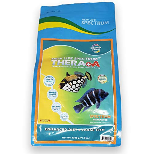 Gingerbread Tropical Fish Life Spectrum Naturox Thera A+ Large For Fresh & Saltwater Fish Bag 2200G
