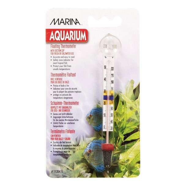 Hagen Marina Deluxe Floating Thermometer With Suction Cup