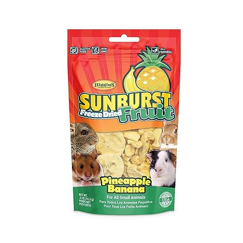 Higgins Group Sunburst Pineapple Banana Ze Dried Fruit Treats 0.5-Ounce Bag