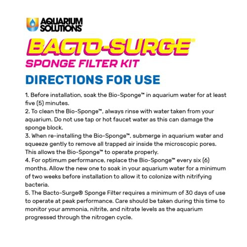 Hikari Aquarium Solutions Bacto Surge Foam Filter Small