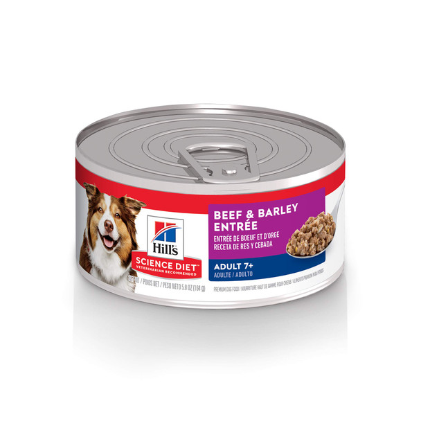Hill'S Science Diet Adult 7+ Wet Dog Food Chicken & Barley 13 Oz. Cans 12-Pack