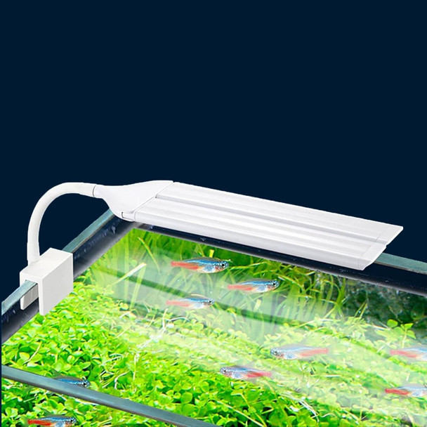 Hsifmate Led Aquarium Light Clip On Fish Tank Light Full Spectrum Plants Lights With Timer Auto On Off 3 Colors Mode 360 Adjustable 2 Light Bar Aquarium Lamp Suitable For 20-75 Gal Fish Tank