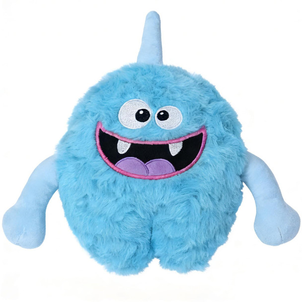 Hugeme Plush Squeaky Dog Toy Crinkle Stuffed Dog Toy Keep Them Busy Tug Of War Birthday Dog Chew Toy For Small Medium Large Dogs (Blue)