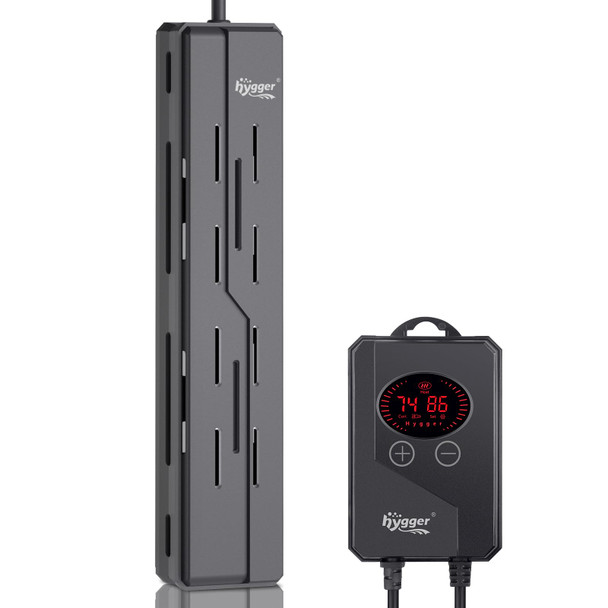 Hygger Aquarium HeaterSubmersible Fish Tank Heater 100W/200W/300W/500W/800W/1000W/1200W With Digital Led ControllerMemory FunctionAuto Shut Off ProtectionHeater For Saltwater Freshwater Fish Tank