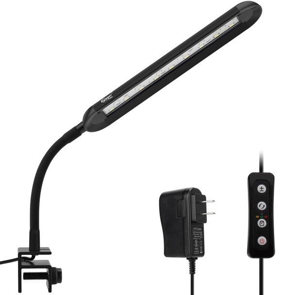 Hygger 0.5-5 Gallon Nano Tank Mini Clip-On Aquarium Light With White Blue Red Leds Fish Tank Lighting Built-In Timer 5 Brightness Levels 6W With Usb Port (Include Power Adapter)