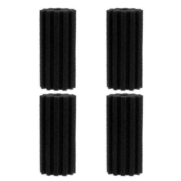 Hygger Aquarium Double Sponge Filter: D Sponge Filter With Larger Filtration Area Come With Extendable Clip 2 Spare Biochemical Sponges Bioceramic Balls For Freshwater Saltwater Tank - M