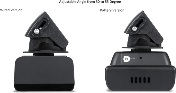 Wasserstein 30° To 55° Horizontal Wedge Wall Mount Compatible With Eufy Security Video Doorbell Wired Version & Eufy Security Video Doorbell Battery Version